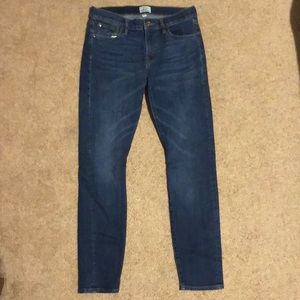J. Crew selvedge toothpick jeans